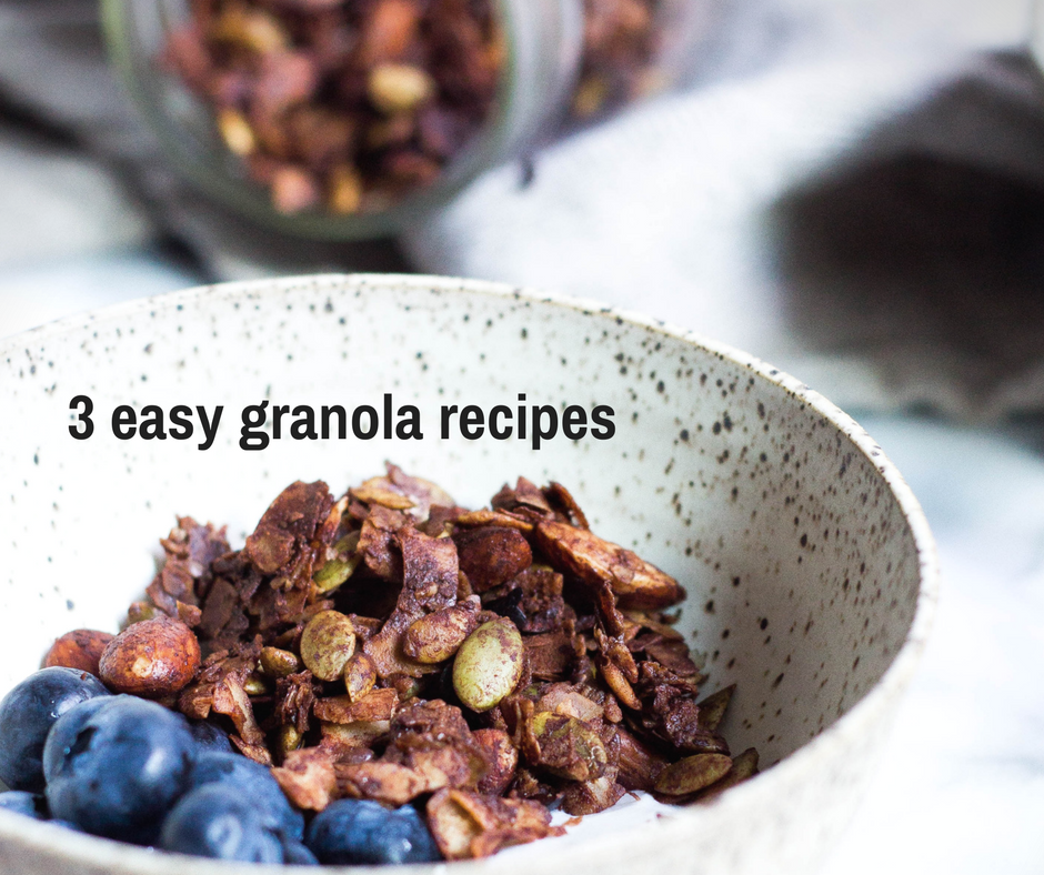 3 easy granola recipes