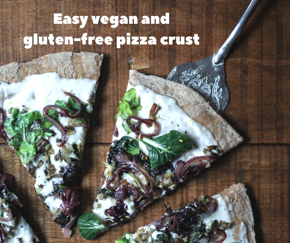 Easy vegan and gluten-free pizza crust